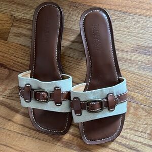 Ralph Lauren kitten heel sandals